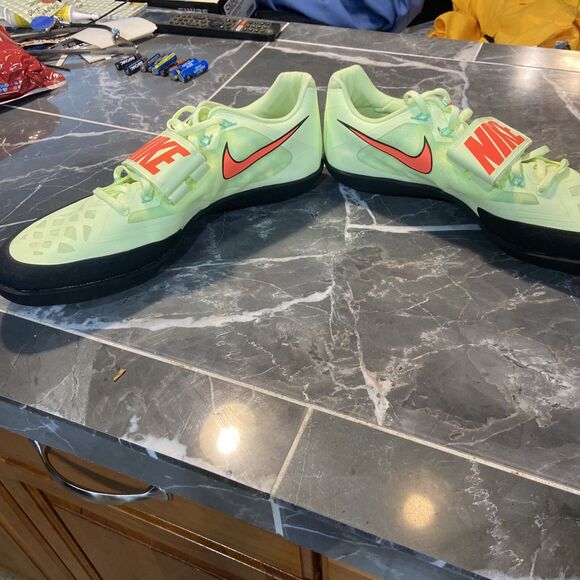 Nike Zoom SD 4 Men’s Track & Field Shoes Size 15 Barely Volt 685135-700 Throwing main image 9